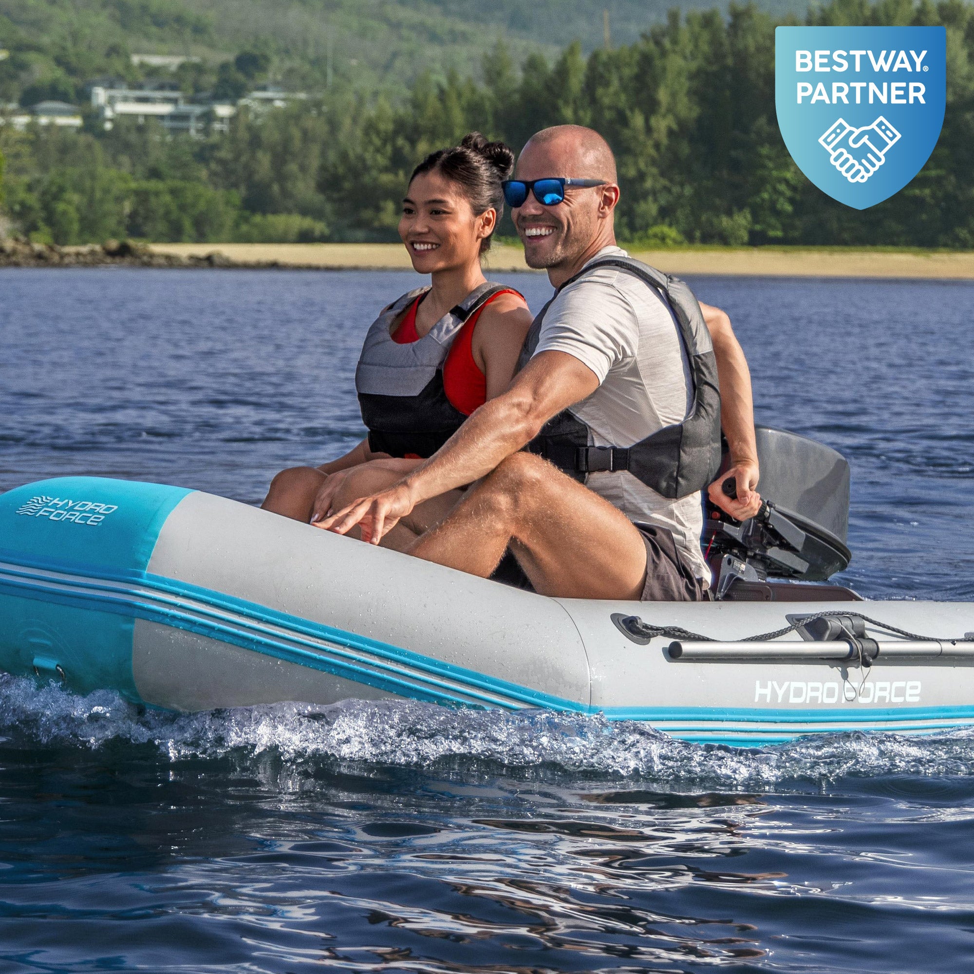 Bestway 2 Person Inflatable Speed Boat Set