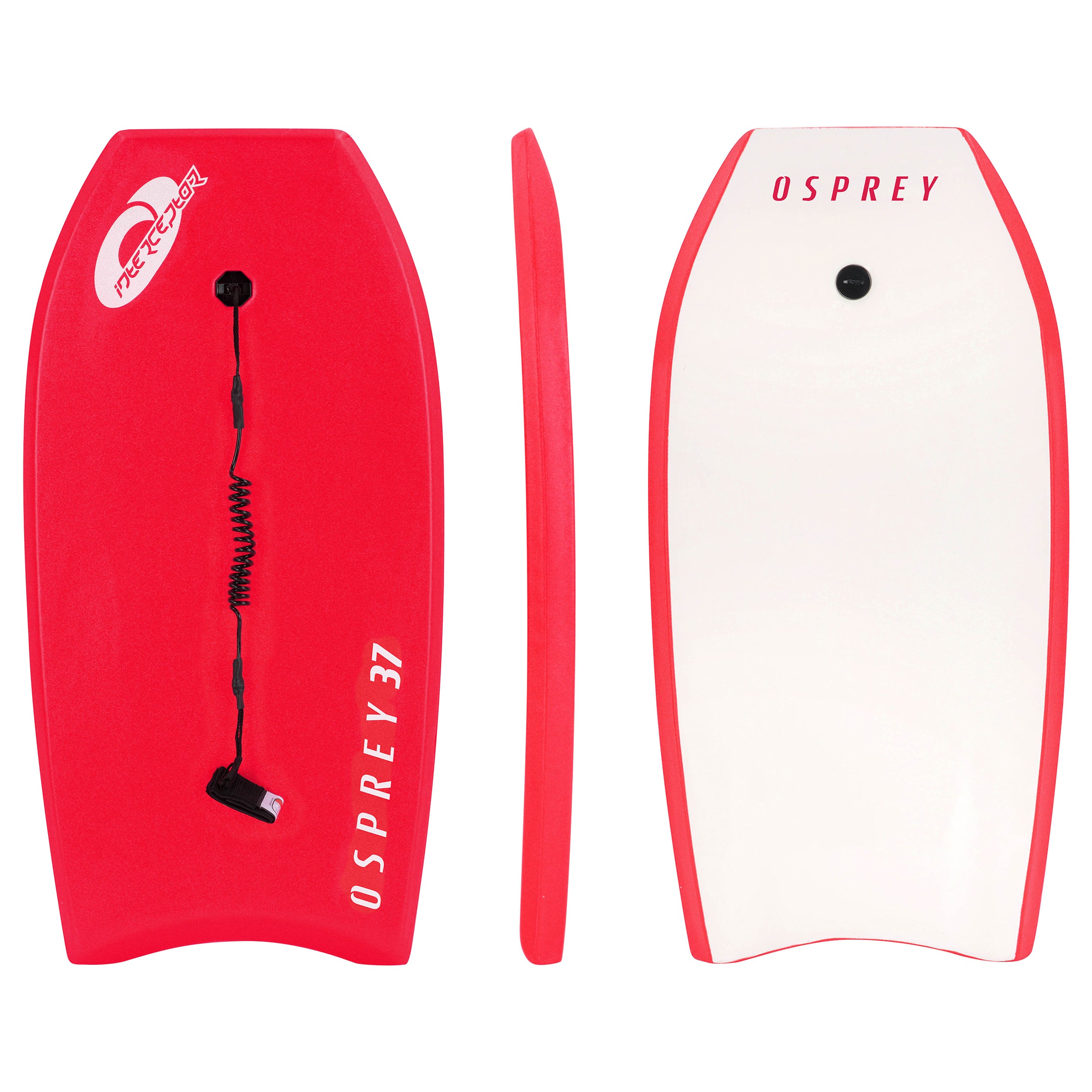 37” Bodyboard – Interceptor Red