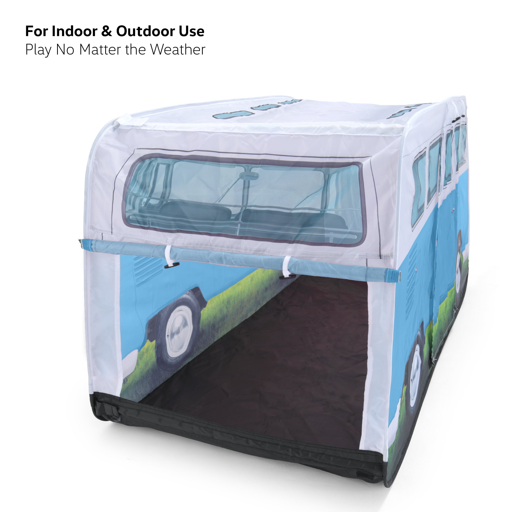VW Camper Van Kids Pop Up Tent - Dove Blue