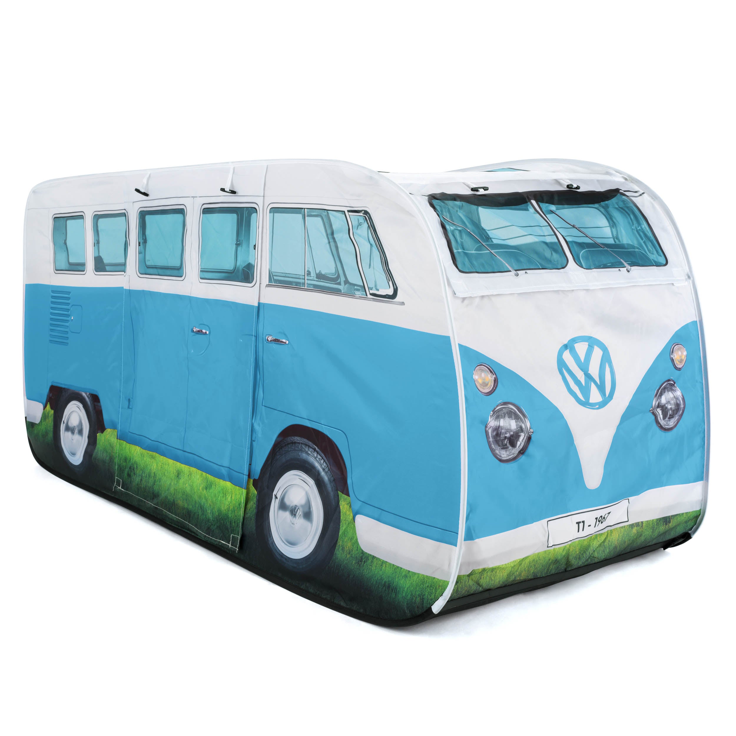 VW Camper Van Kids Pop Up Tent - Dove Blue