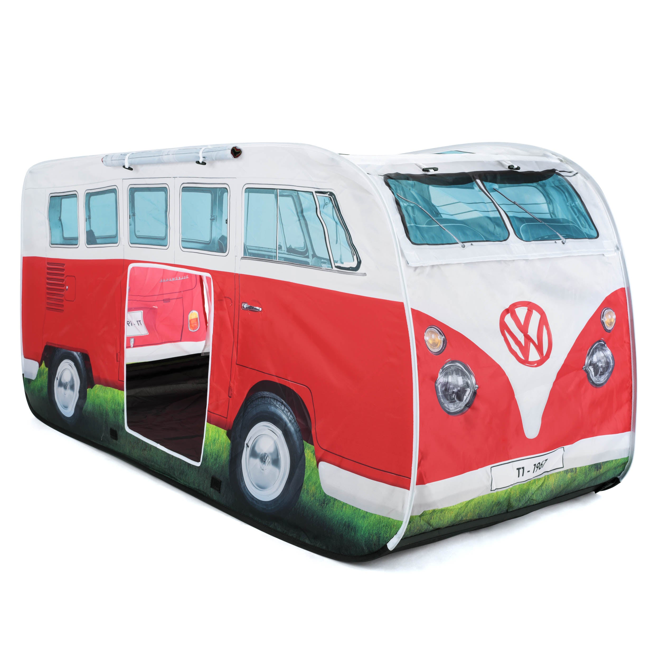VW Camper Van Kids Pop Up Tent - Titan Red
