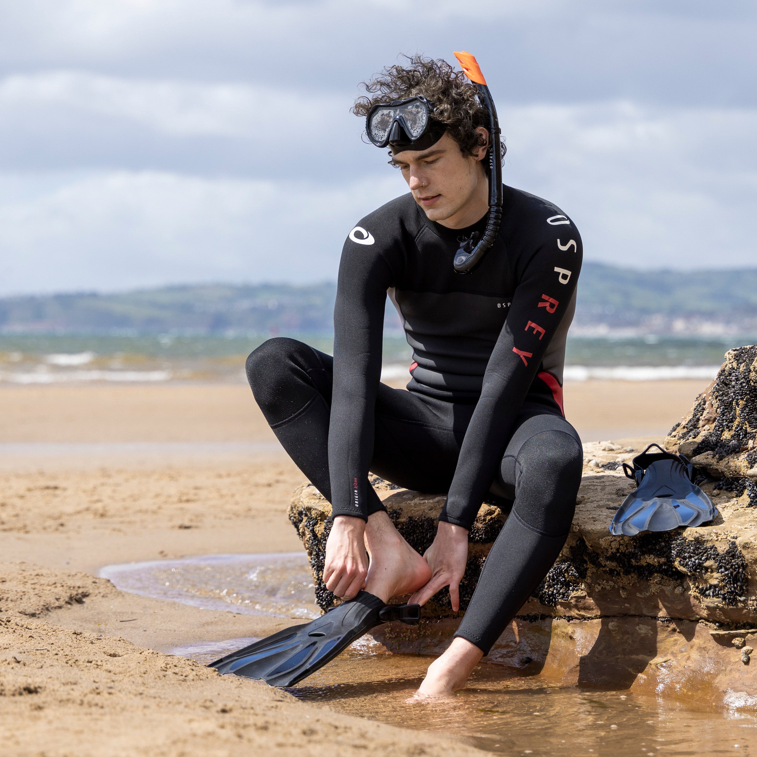 Adults Snorkel Set with Flippers