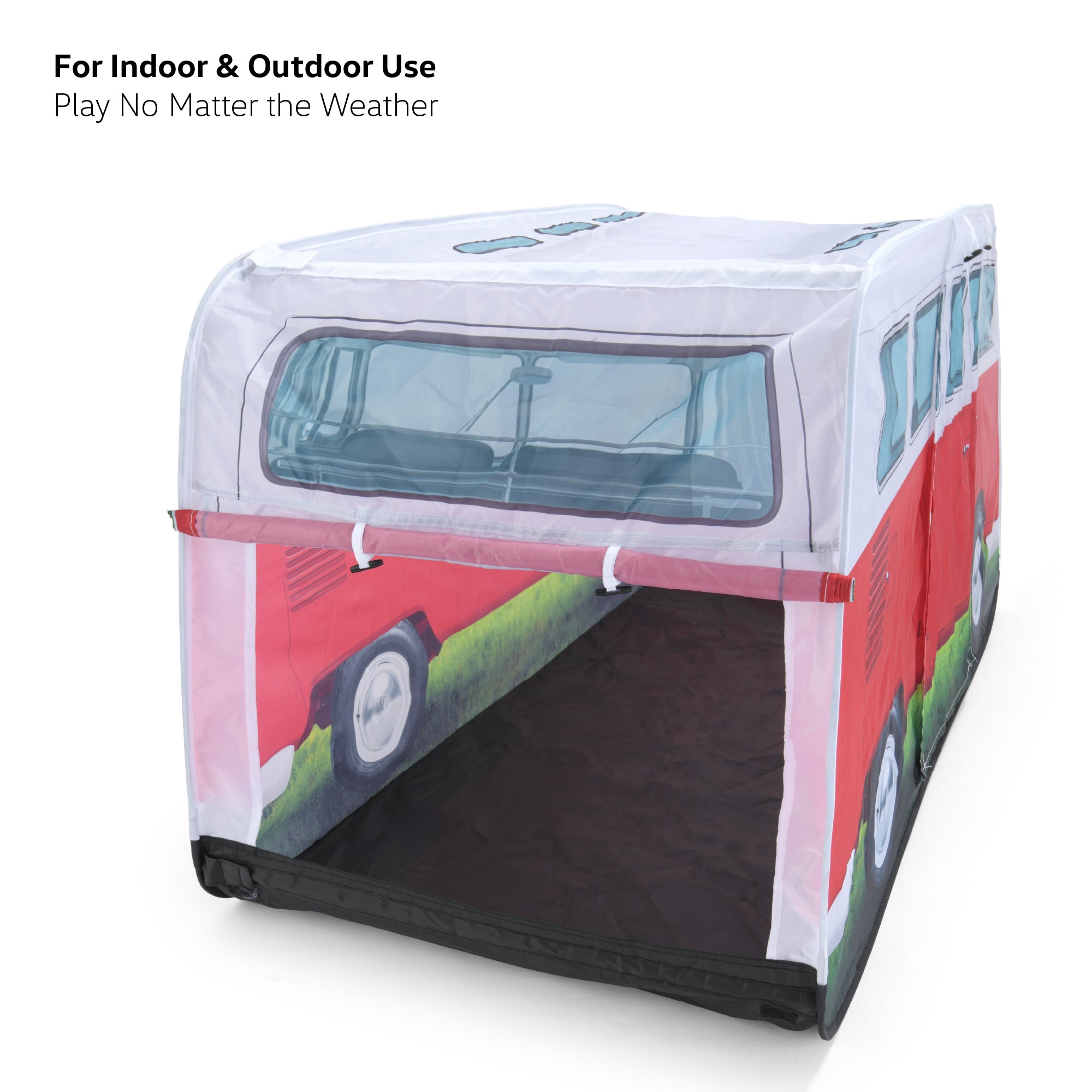 VW Camper Van Kids Pop Up Tent - Titan Red