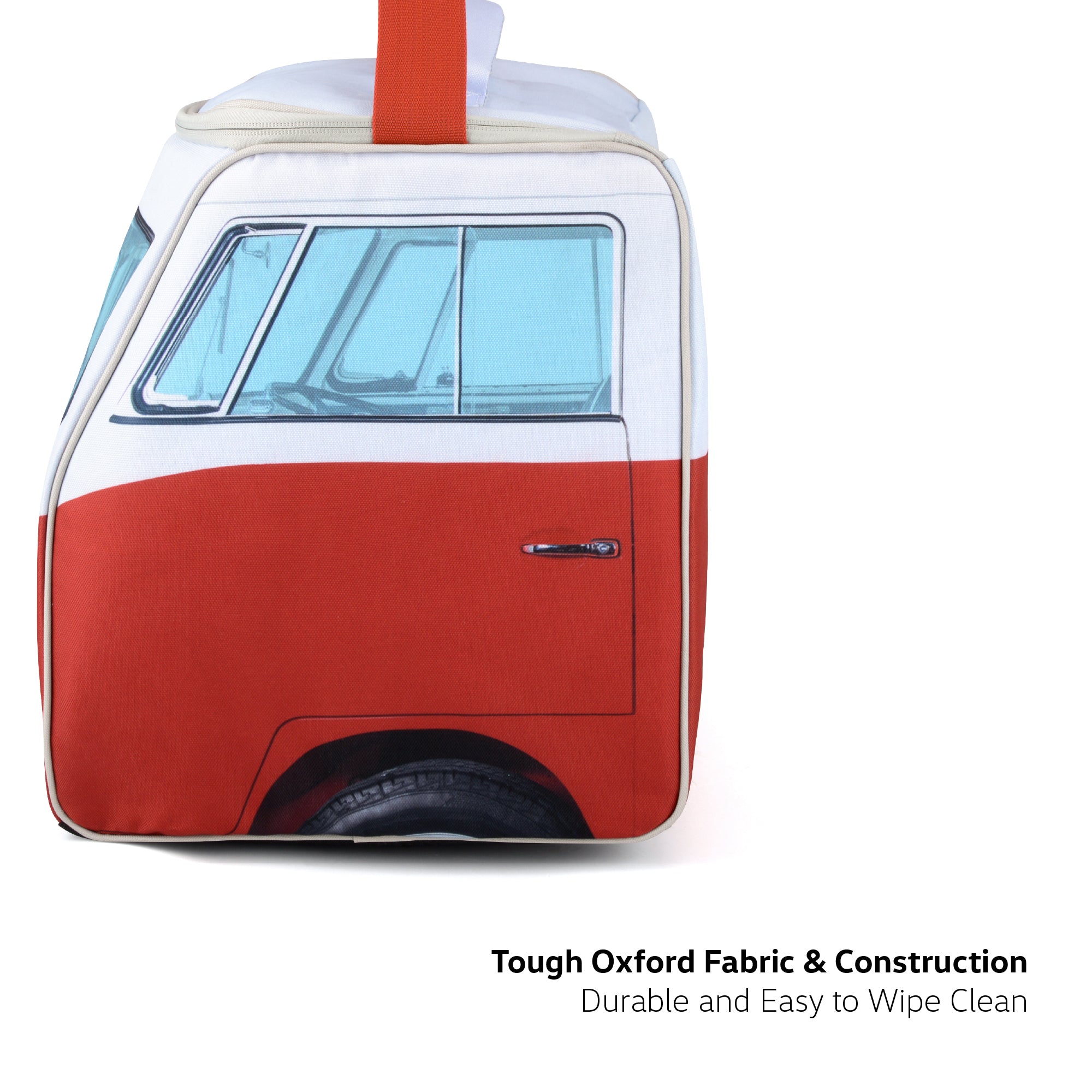 VW Camper Van Large Cooler Bag - Titan Red