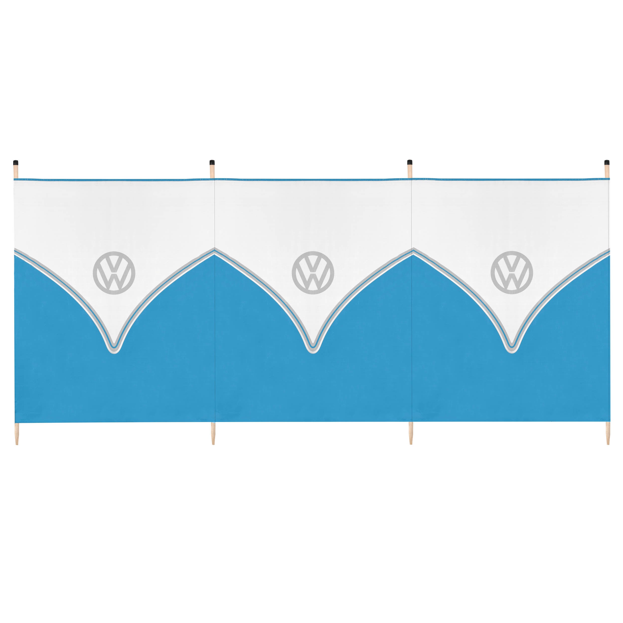 VW 4 Pole Windbreak - Dove Blue