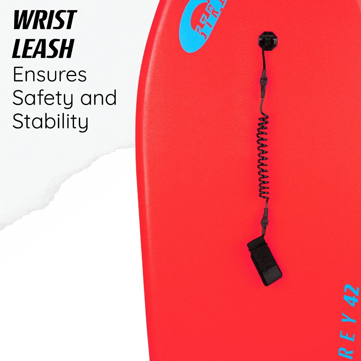 adult red body board