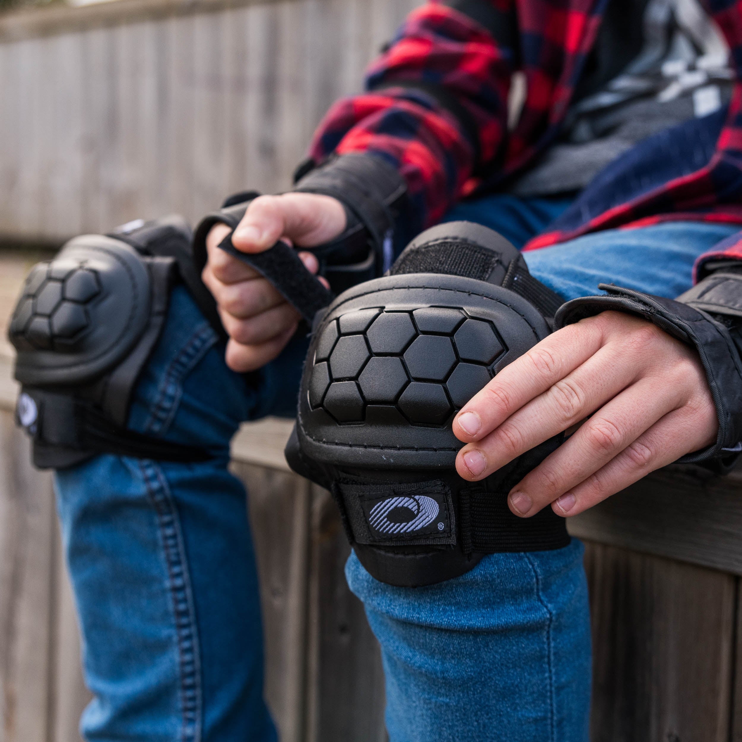 Kids Skate Pads - Knee & Arm Pads, Wrist Guards