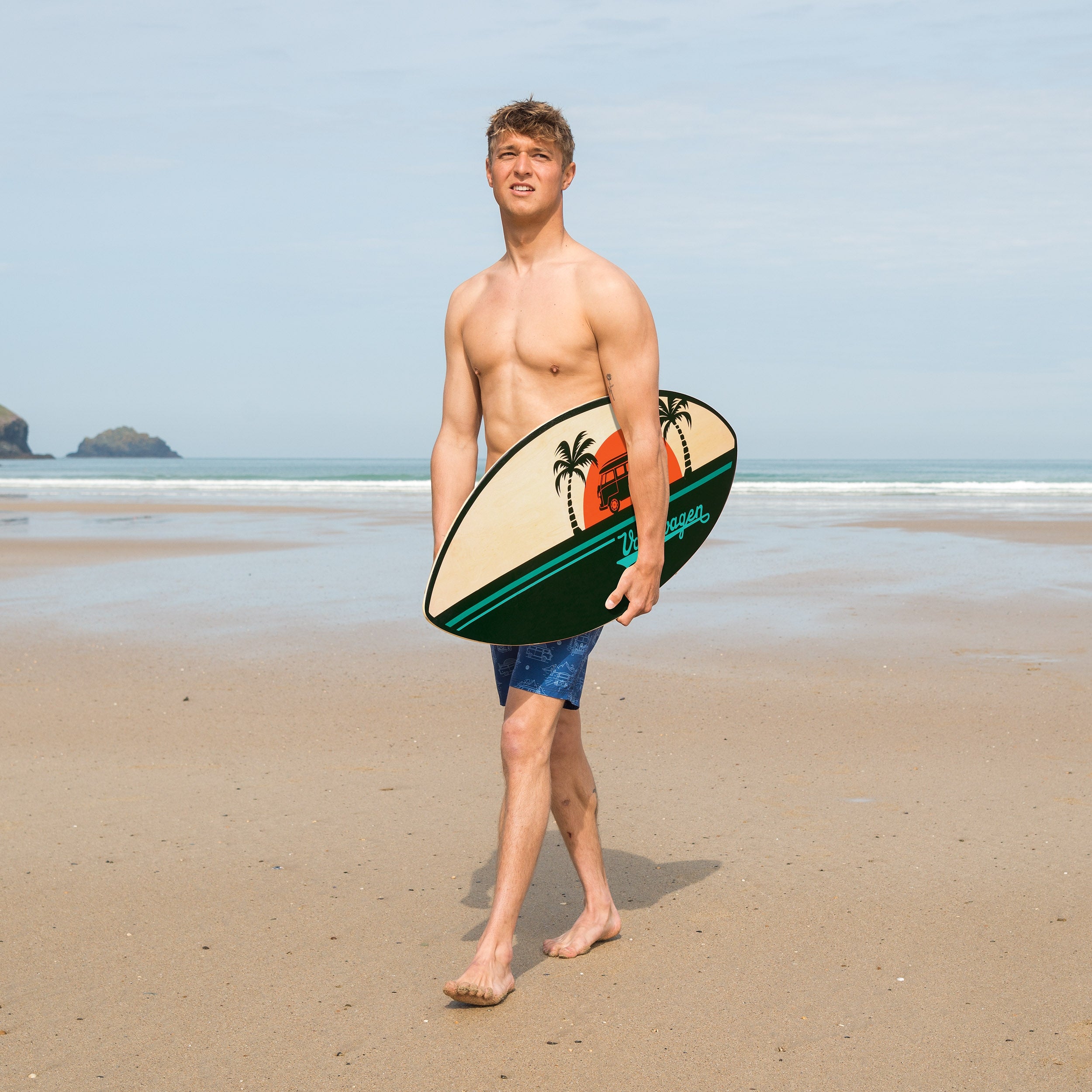 41" Skimboard Pintail Board - Sunset