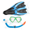 kids mask and snorkel fin set
