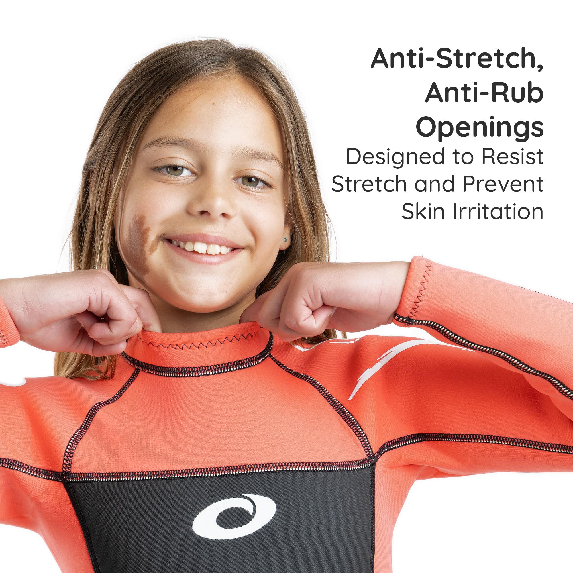 girls pink wetsuit