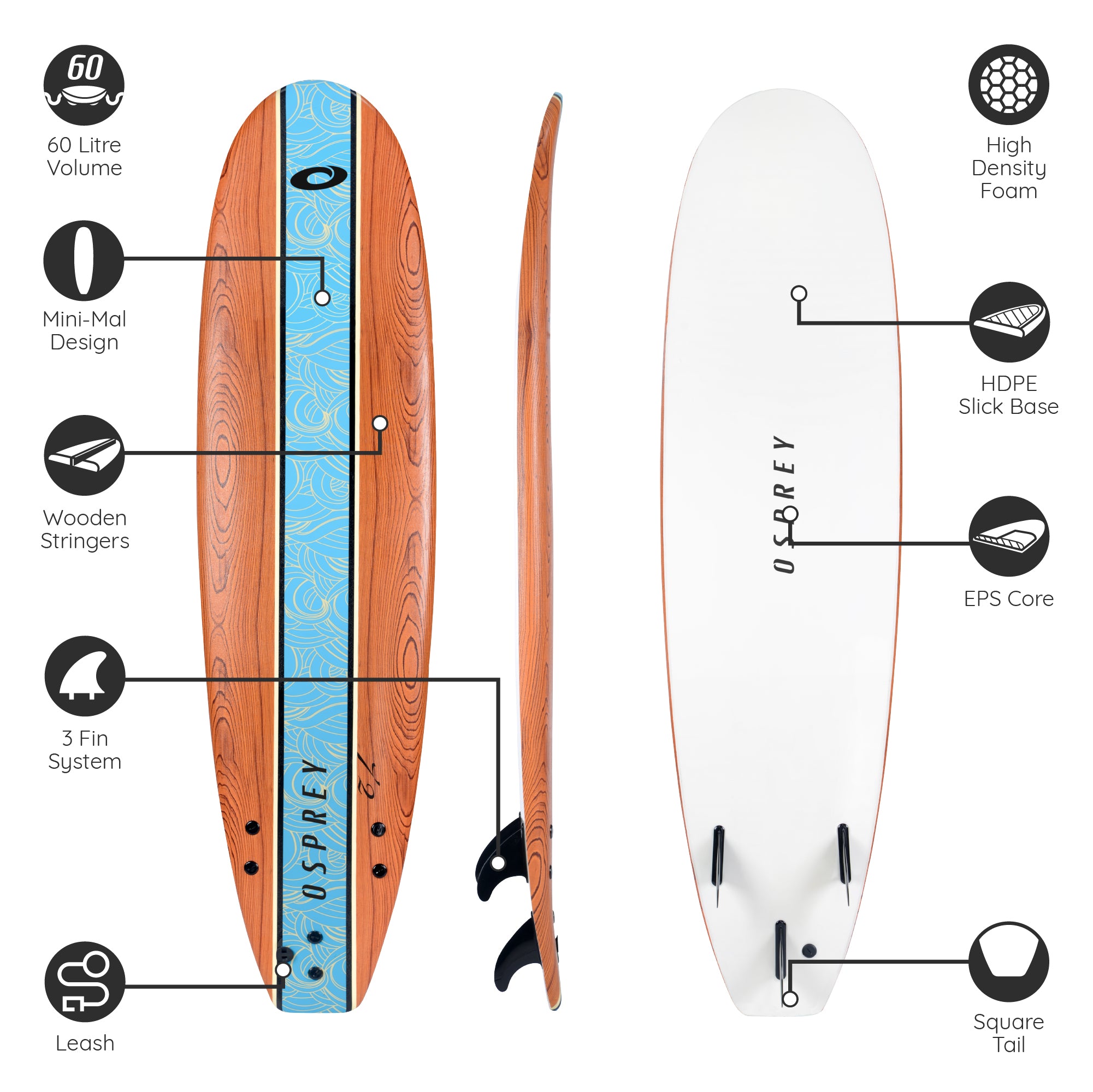 foam surfboard