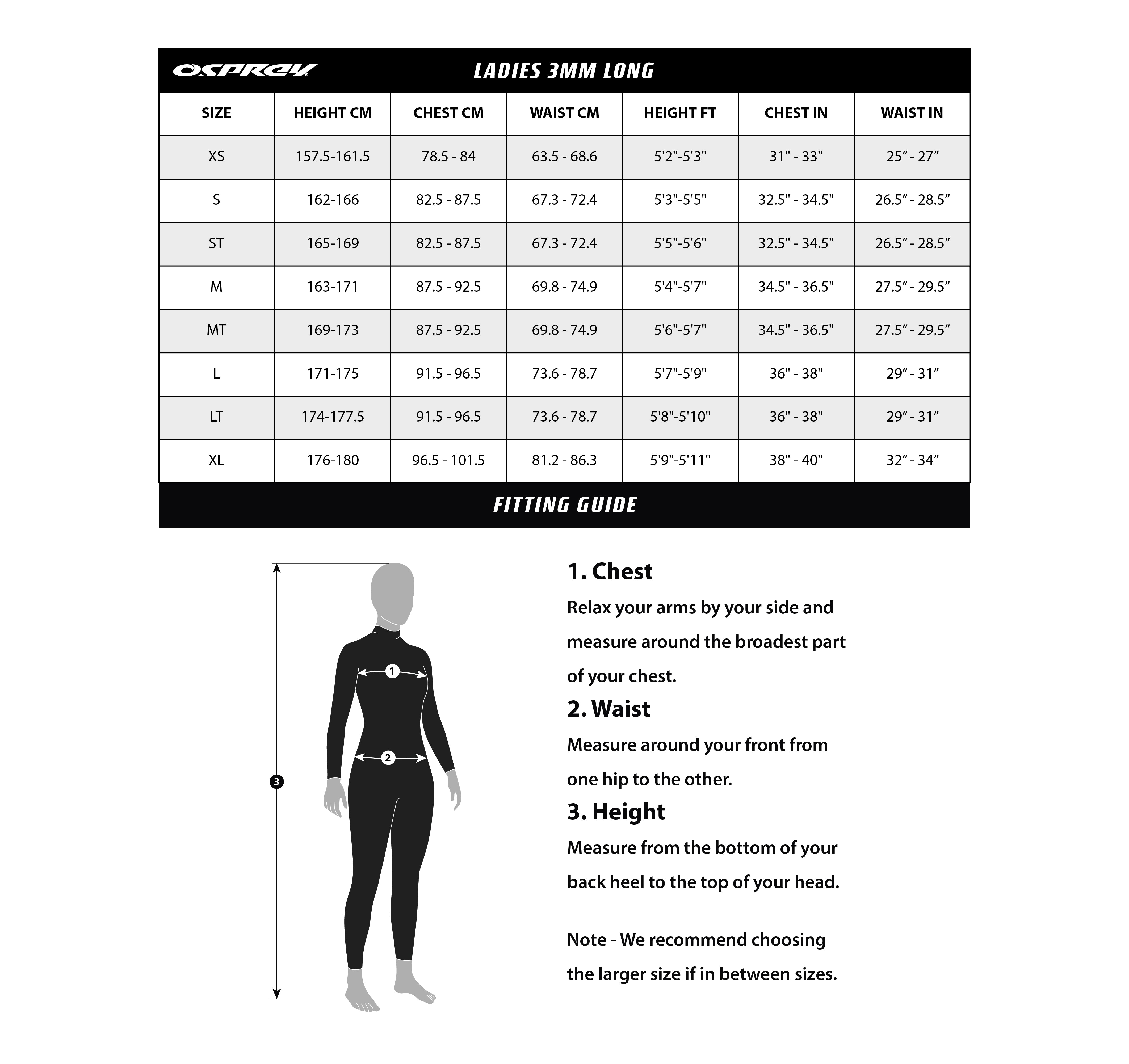 Womens 3mm Zero Full Length Wetsuit