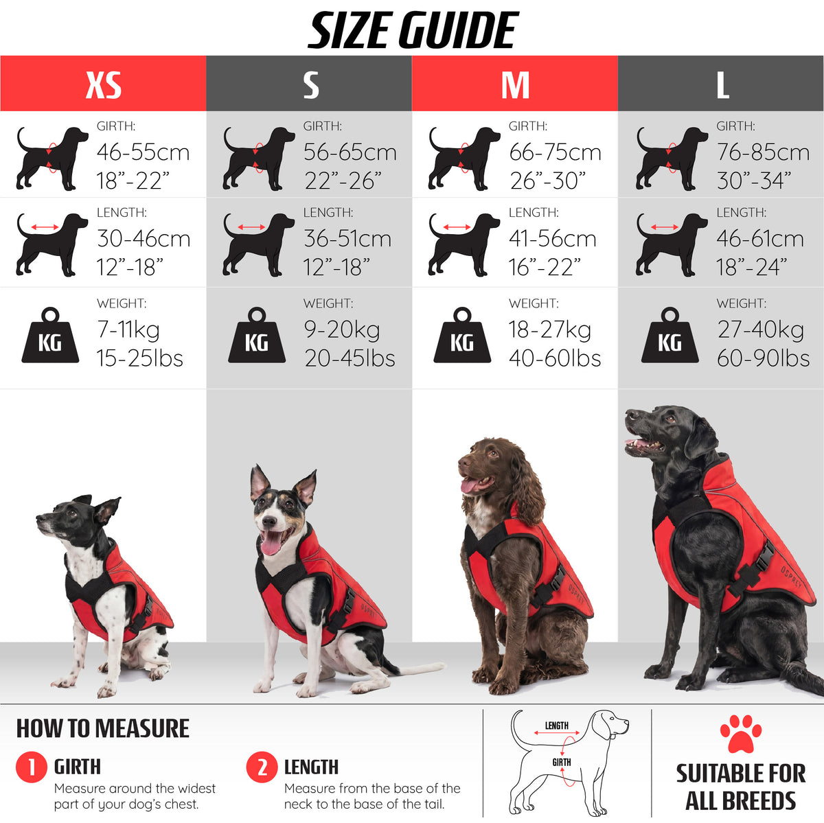 Water-Resistant Sherpa Fleece Dog Coat - Red