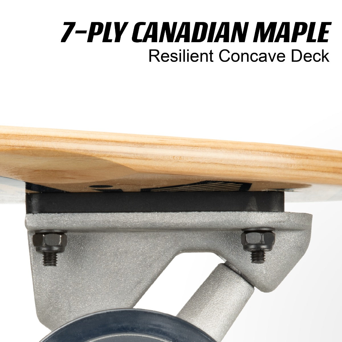 46" Pintail Longboard Skateboard Coastline