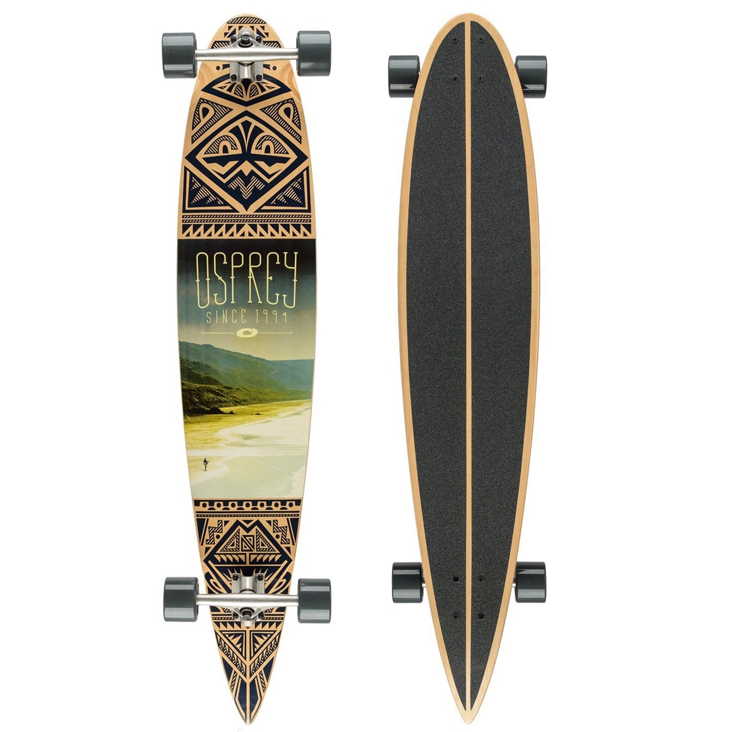 46" Pintail Longboard Skateboard Coastline