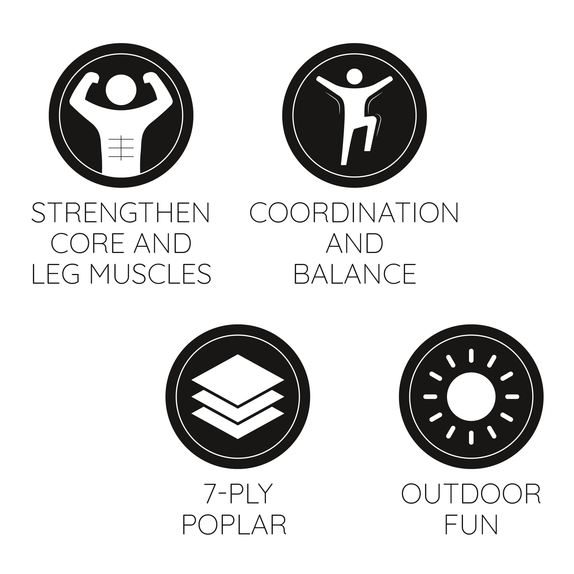 skimboard good for core and leg muscles