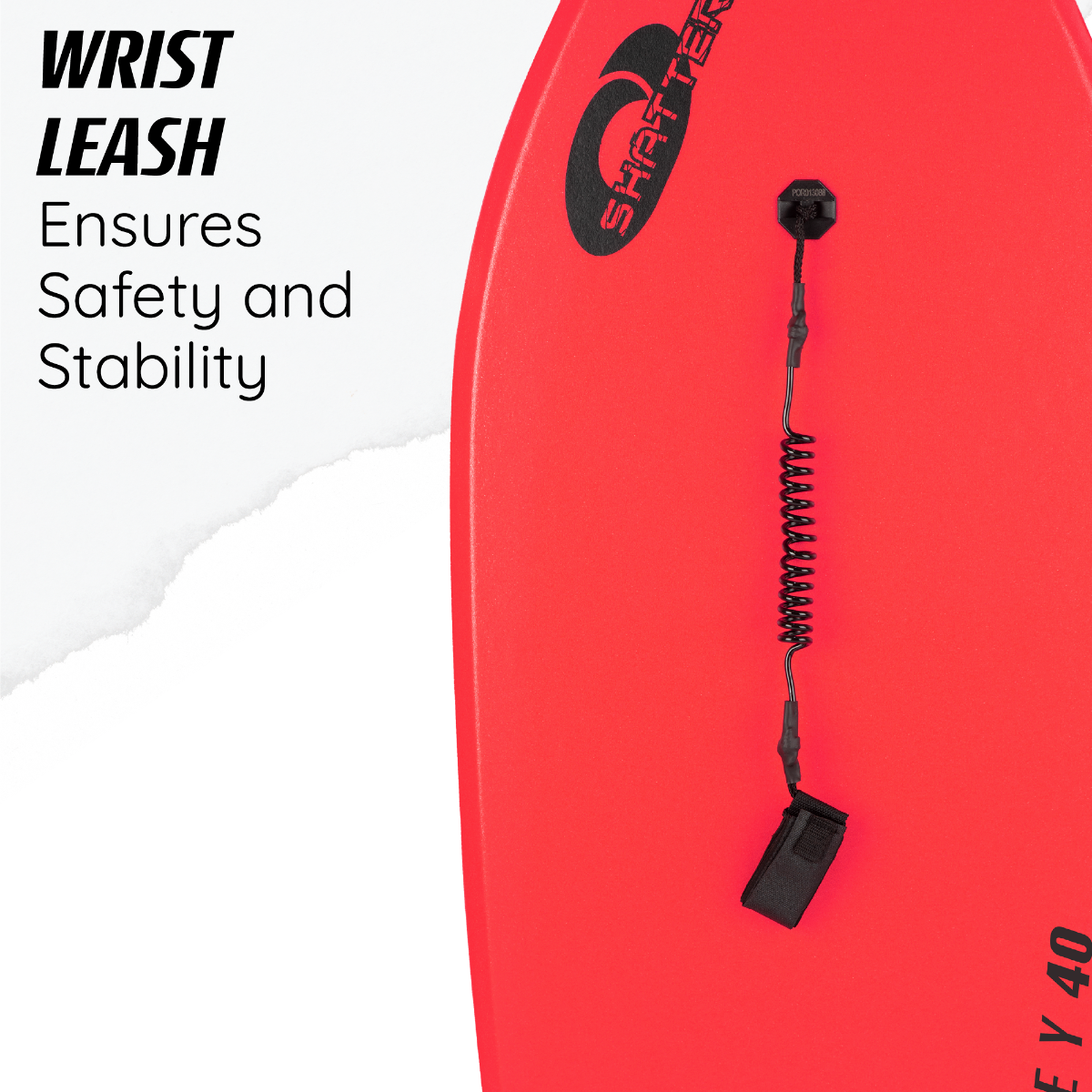 40” Bodyboard – Shatter Red