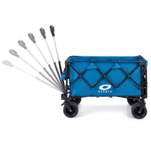 trolley on wheels with adjustable handle
