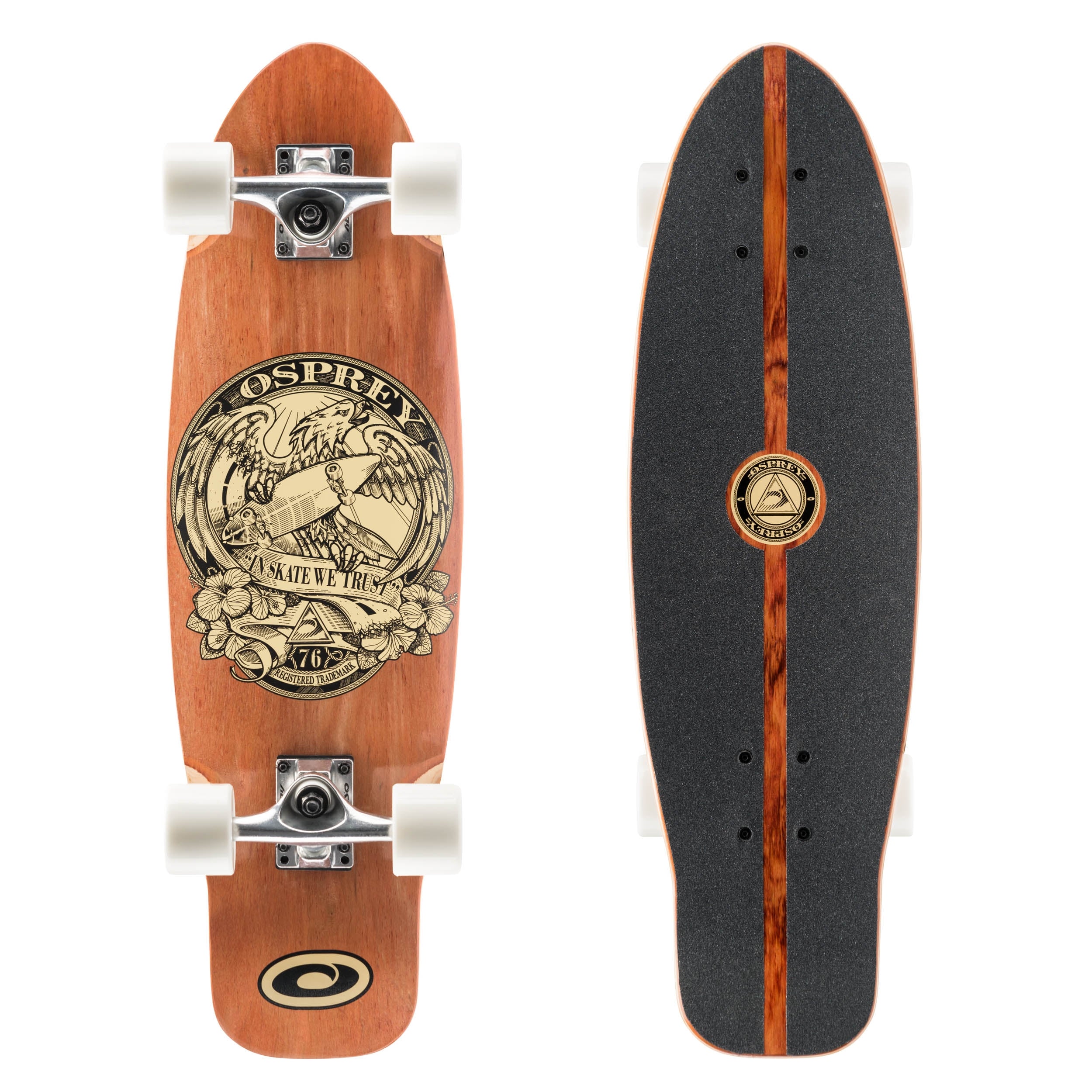 27.5" Cruiser Skateboard - In Skate We Trust