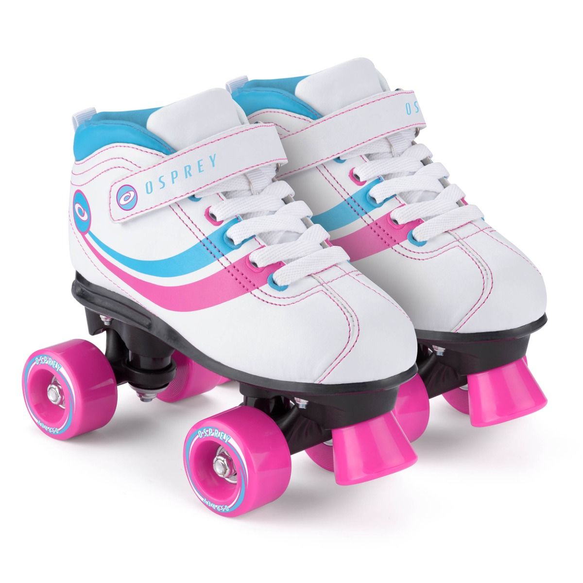 Disco Quad Roller Skates - White