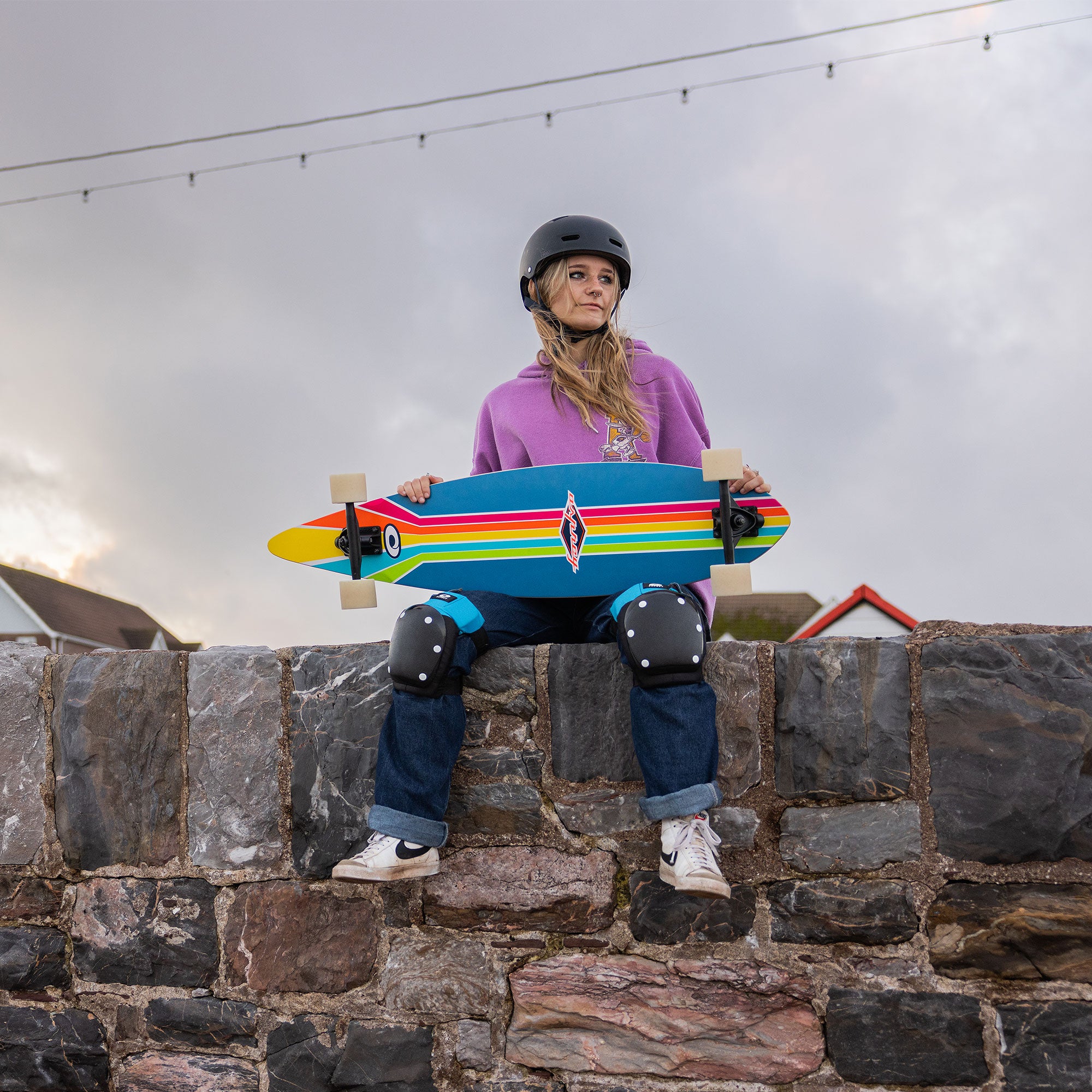 40" Pintail Longboard Skateboard - Seventy-Two