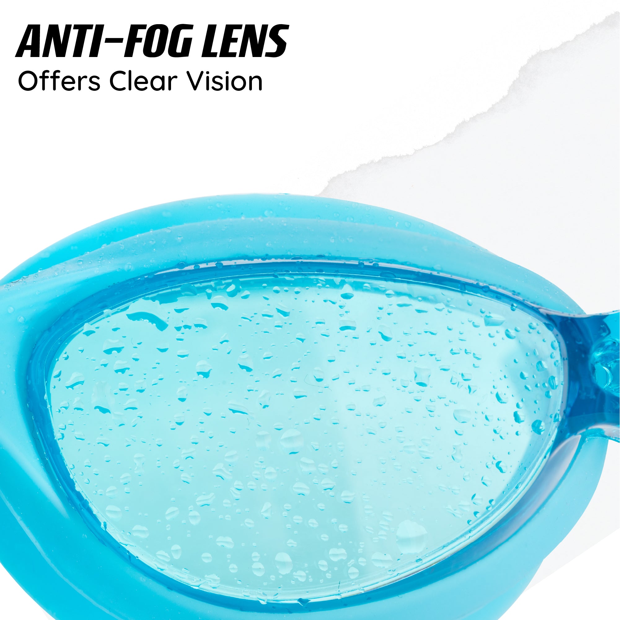 Adult Race Swim Goggles - Blue