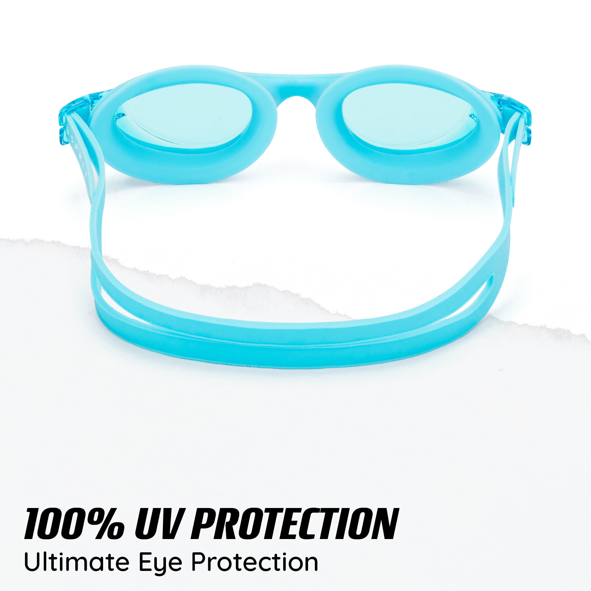 Adult Race Swim Goggles - Blue