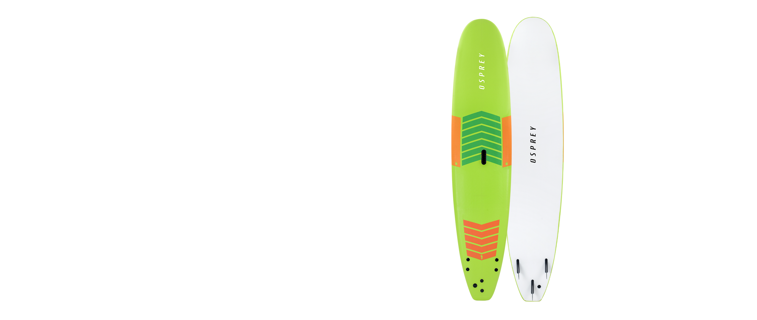 green 9ft surfboard 