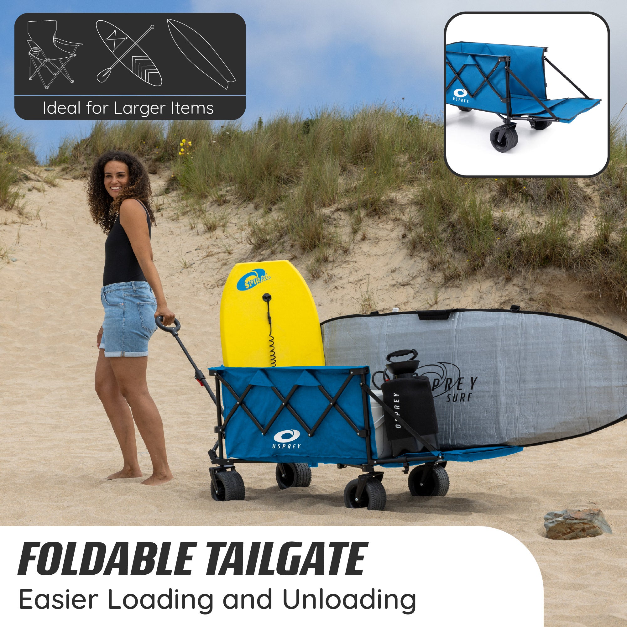Beach Trolley - Navy