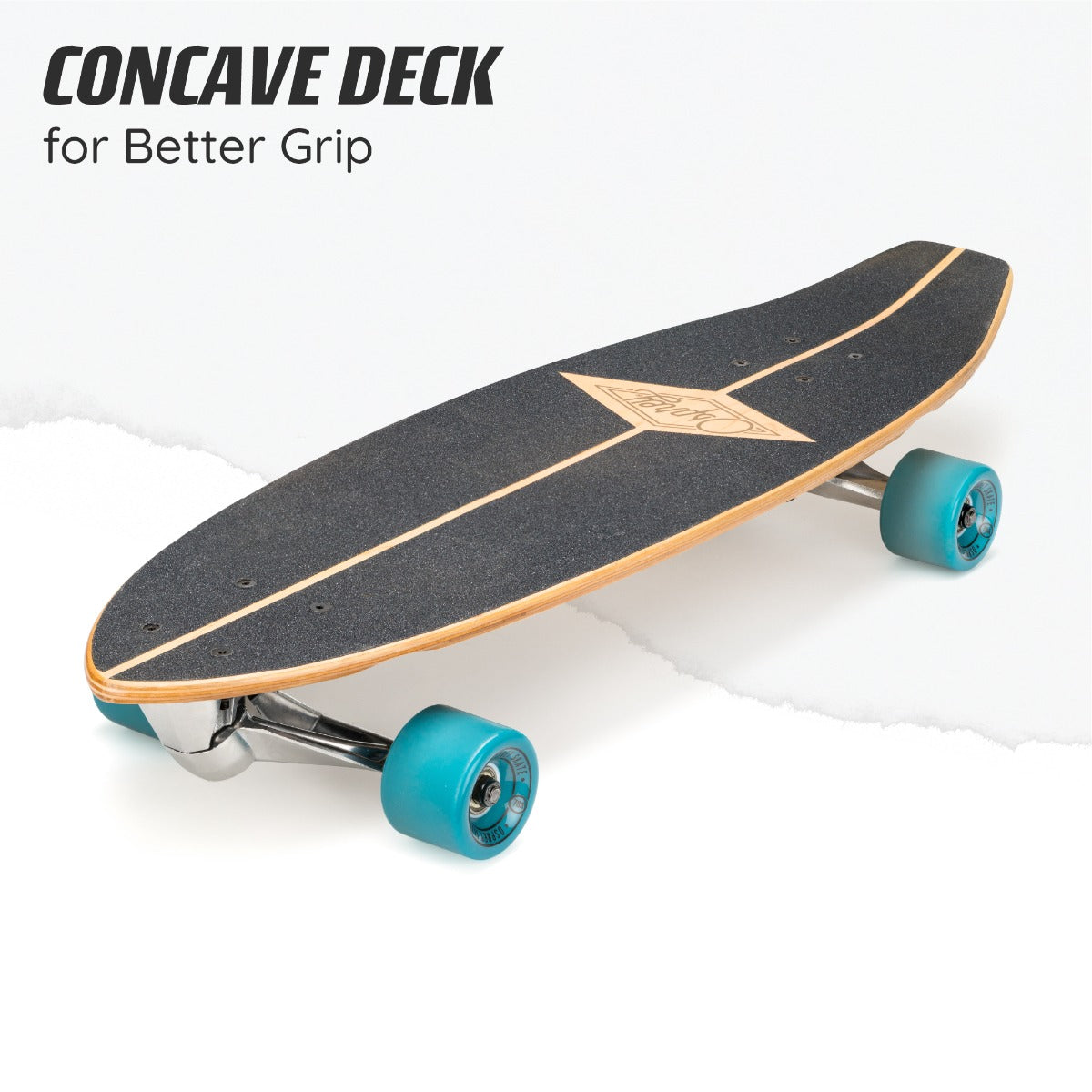 29" Cruiser Skateboard - Segment Carve Board