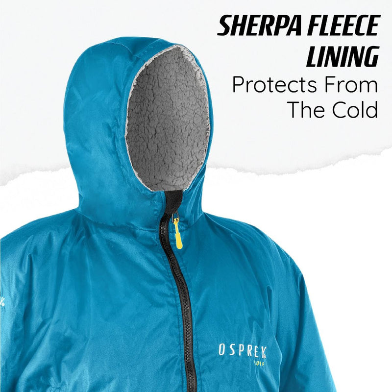 Adult Changing Robe - Blue | Surf Accessories | Osprey