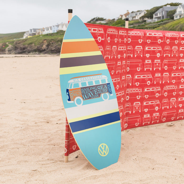 41" VW Skimboard Pin Tail Board - Blue