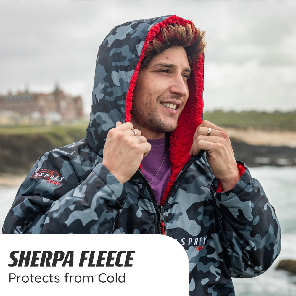 Adult Changing Robe - Camo | Surf Accessories | Osprey