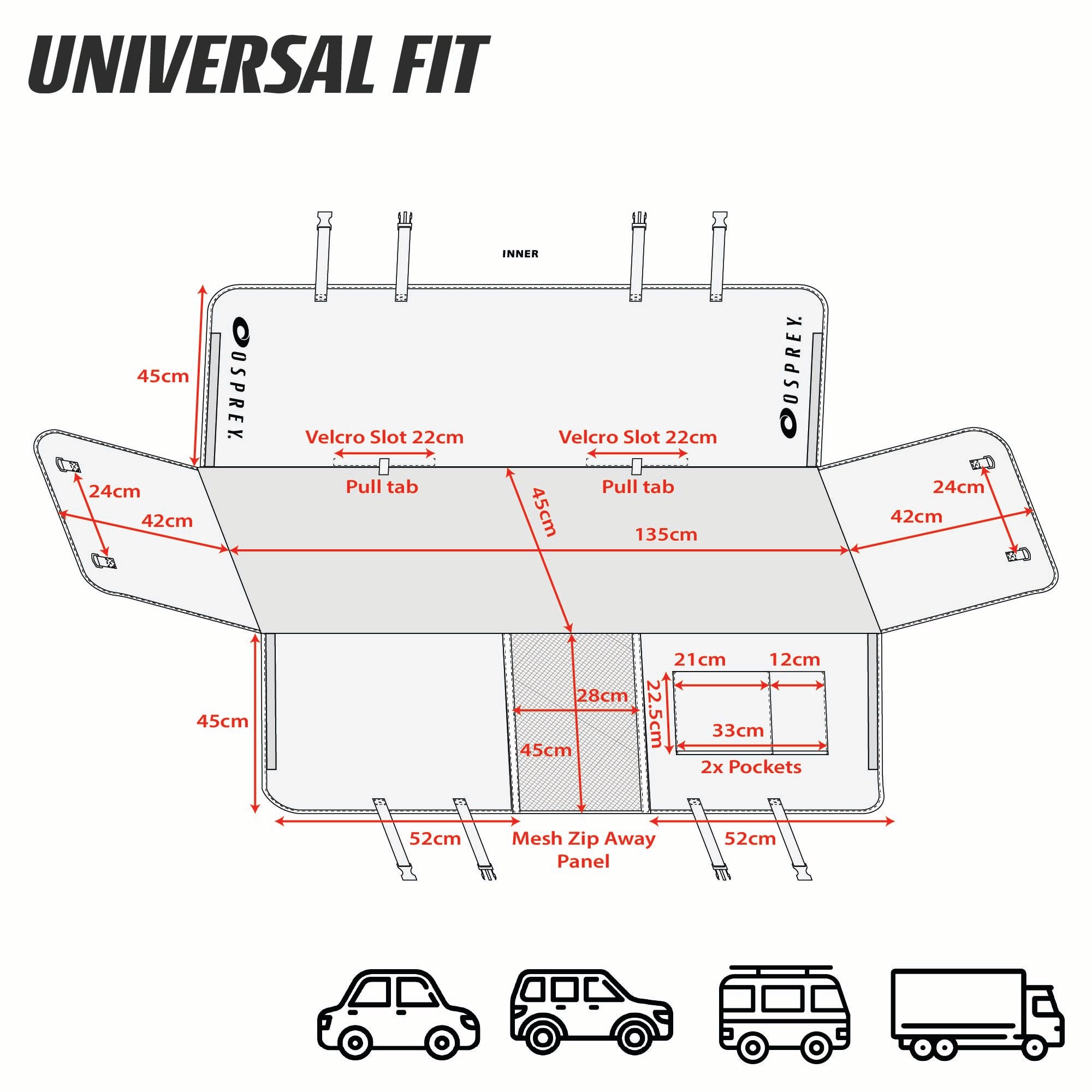dog universal rear seat cover 