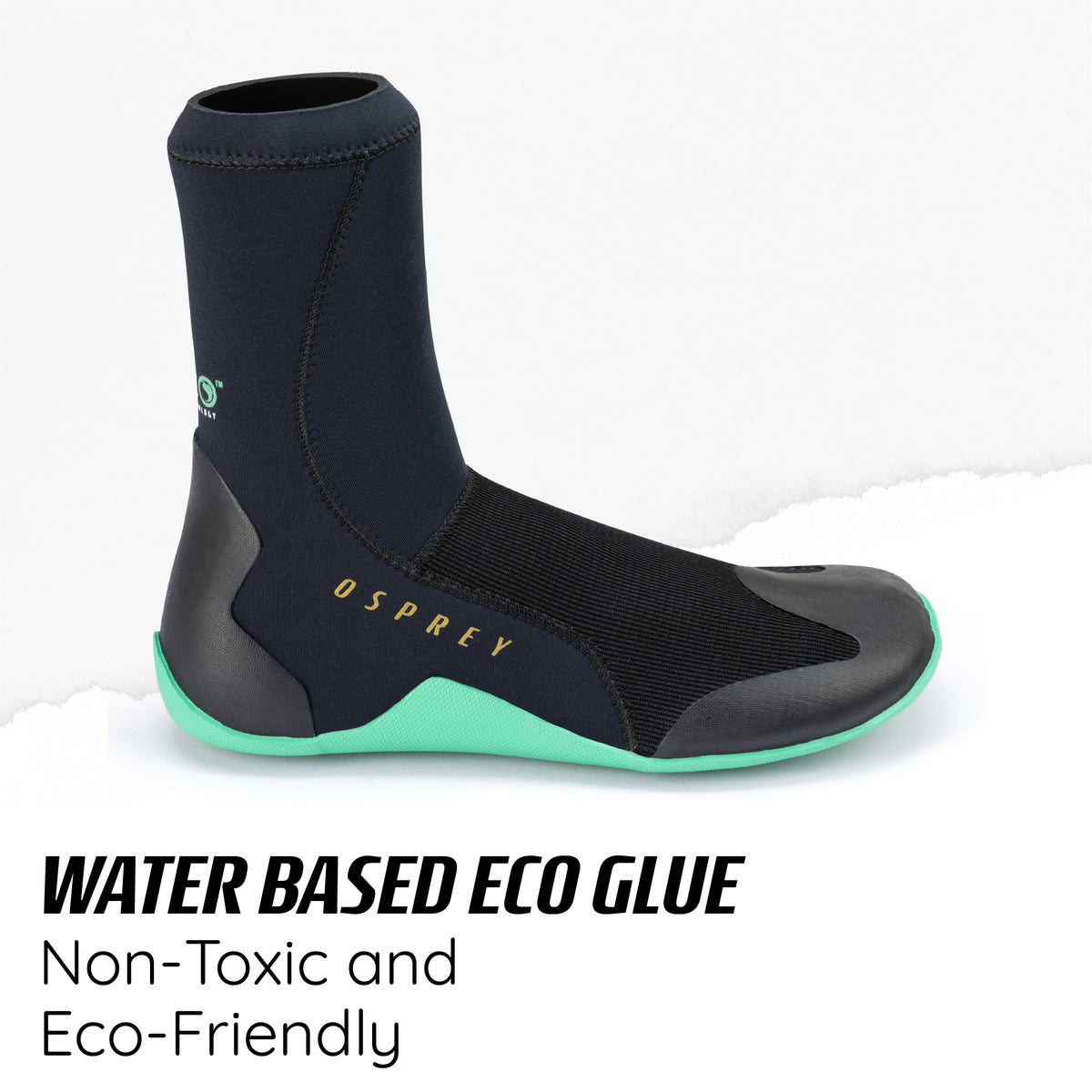 Source Eco 3mm Wetsuit Boots - Black | Osprey