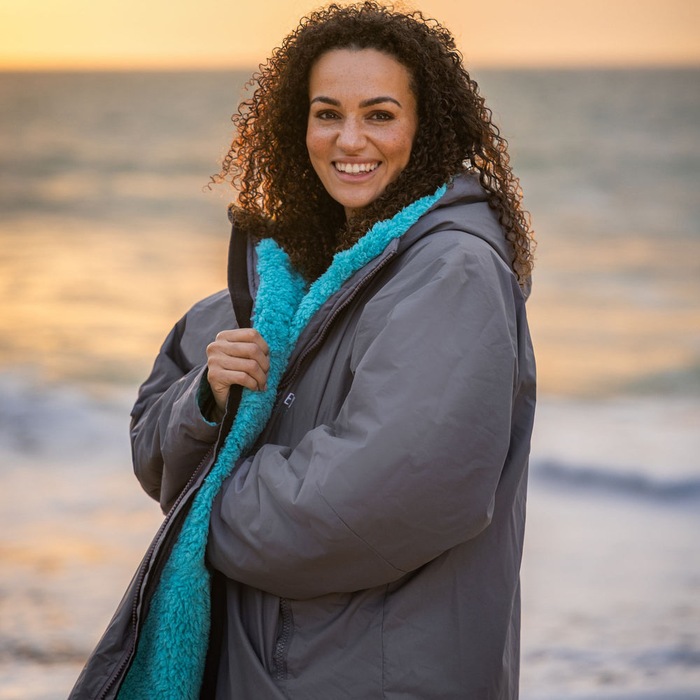 Adult Changing Robe - Grey | Surf Accessories | Osprey
