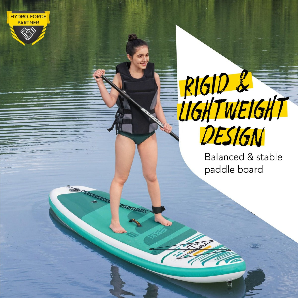 Adjustable PRO Paddle For SUP & Kayak – Lightweight Telescopic Paddle – 165cm To 208cm