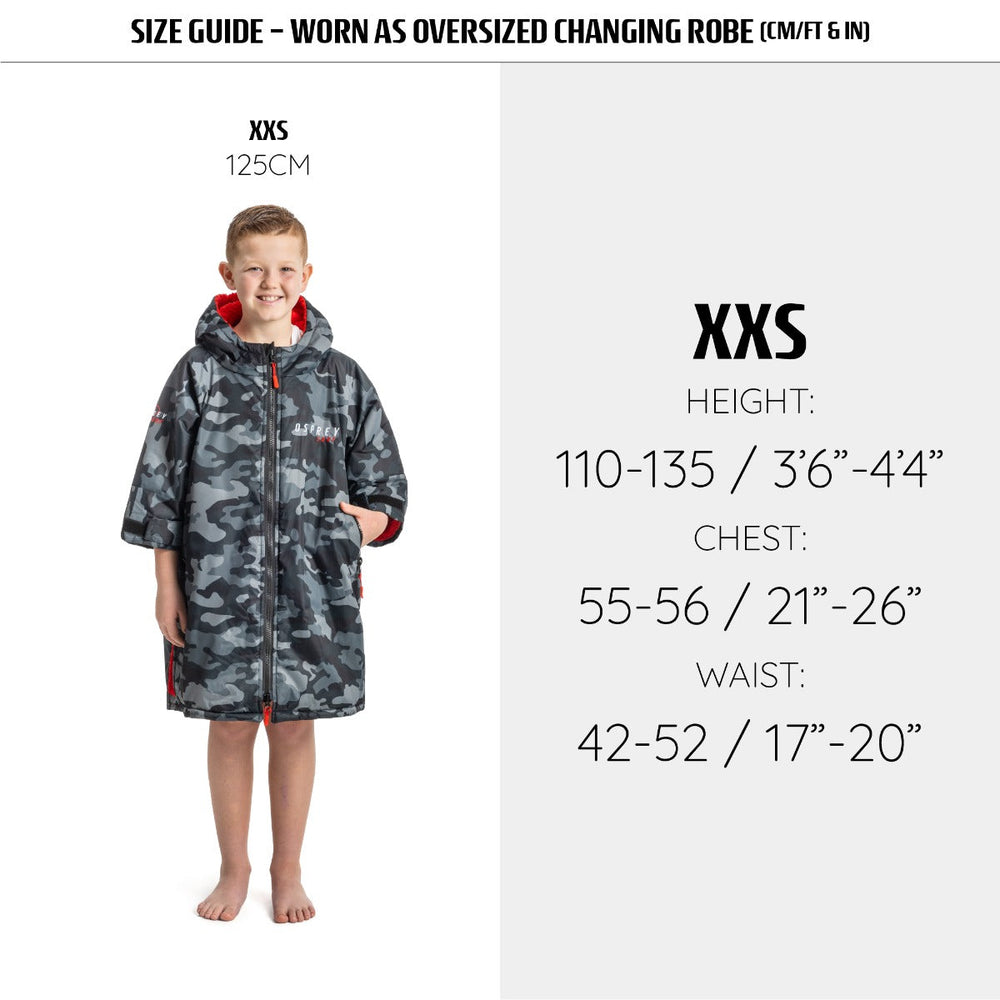 Kids Changing Robe - Camo | Surf Accessories | Osprey