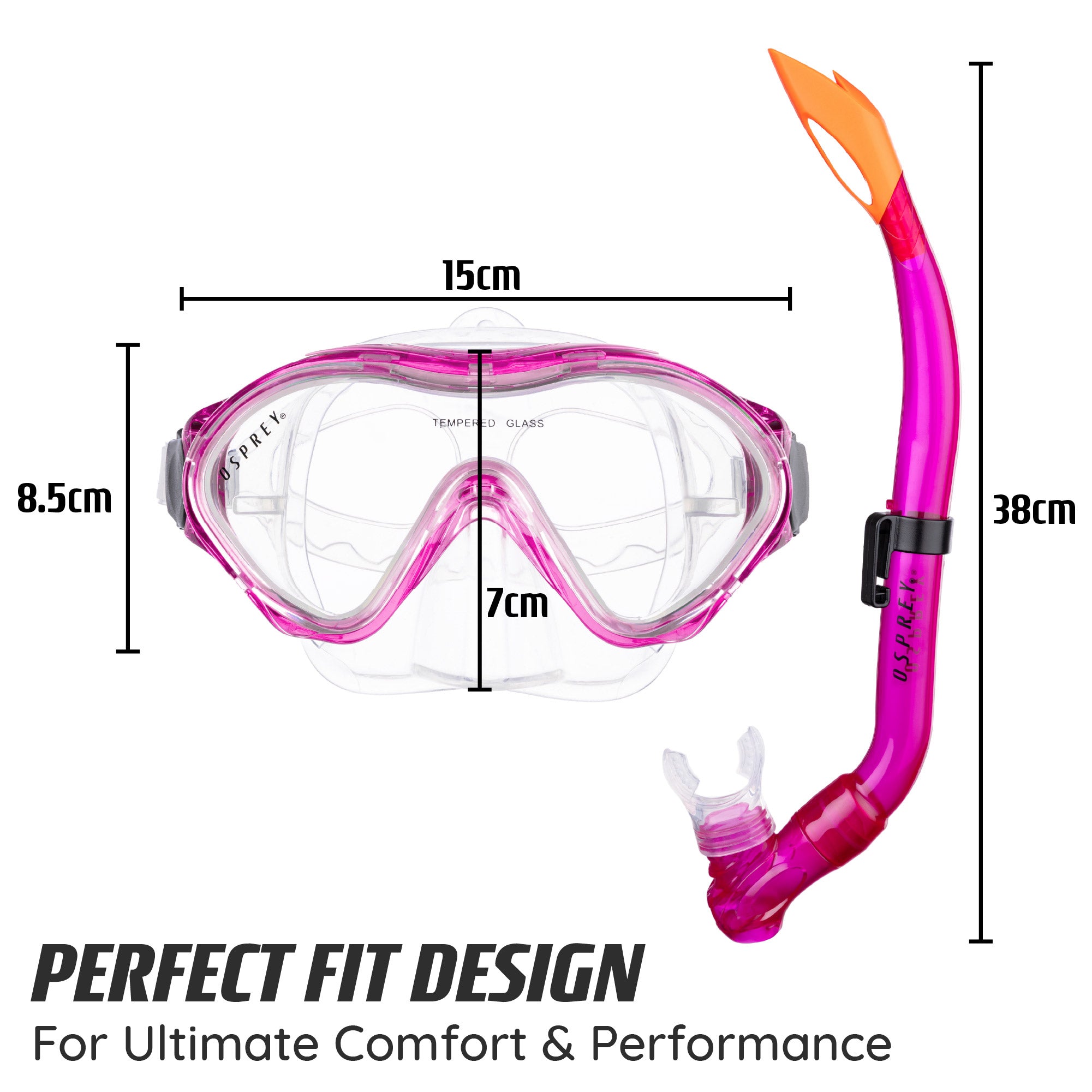 Junior Snorkel Set - Pink
