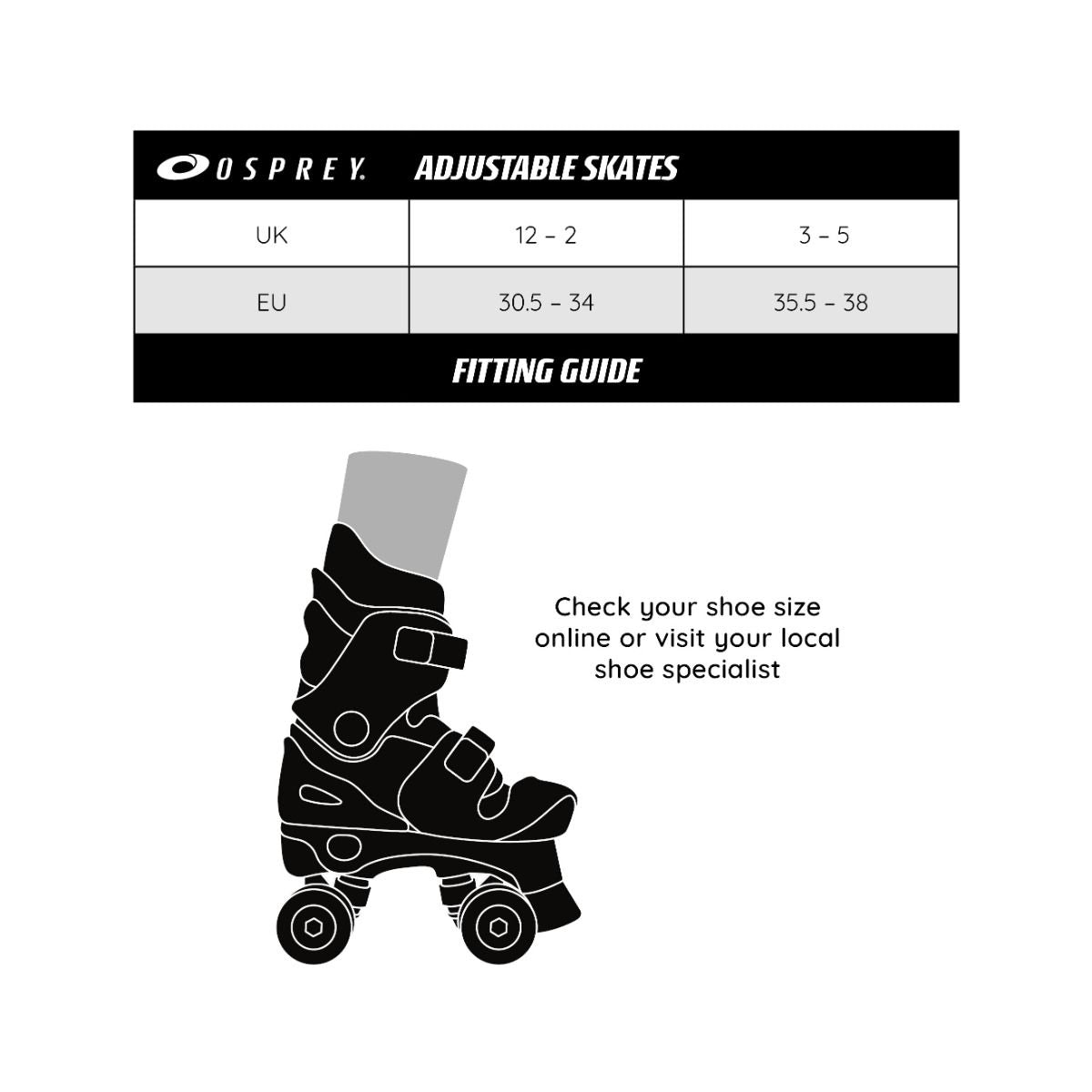 Kids Surge Semi-Soft Quad Skates - Blue