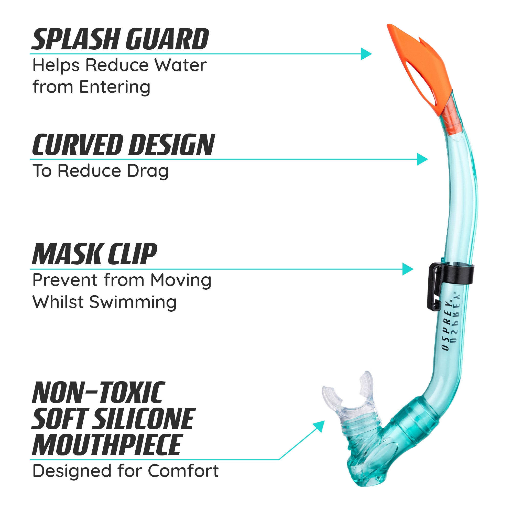 Junior Snorkel Set - Aqua