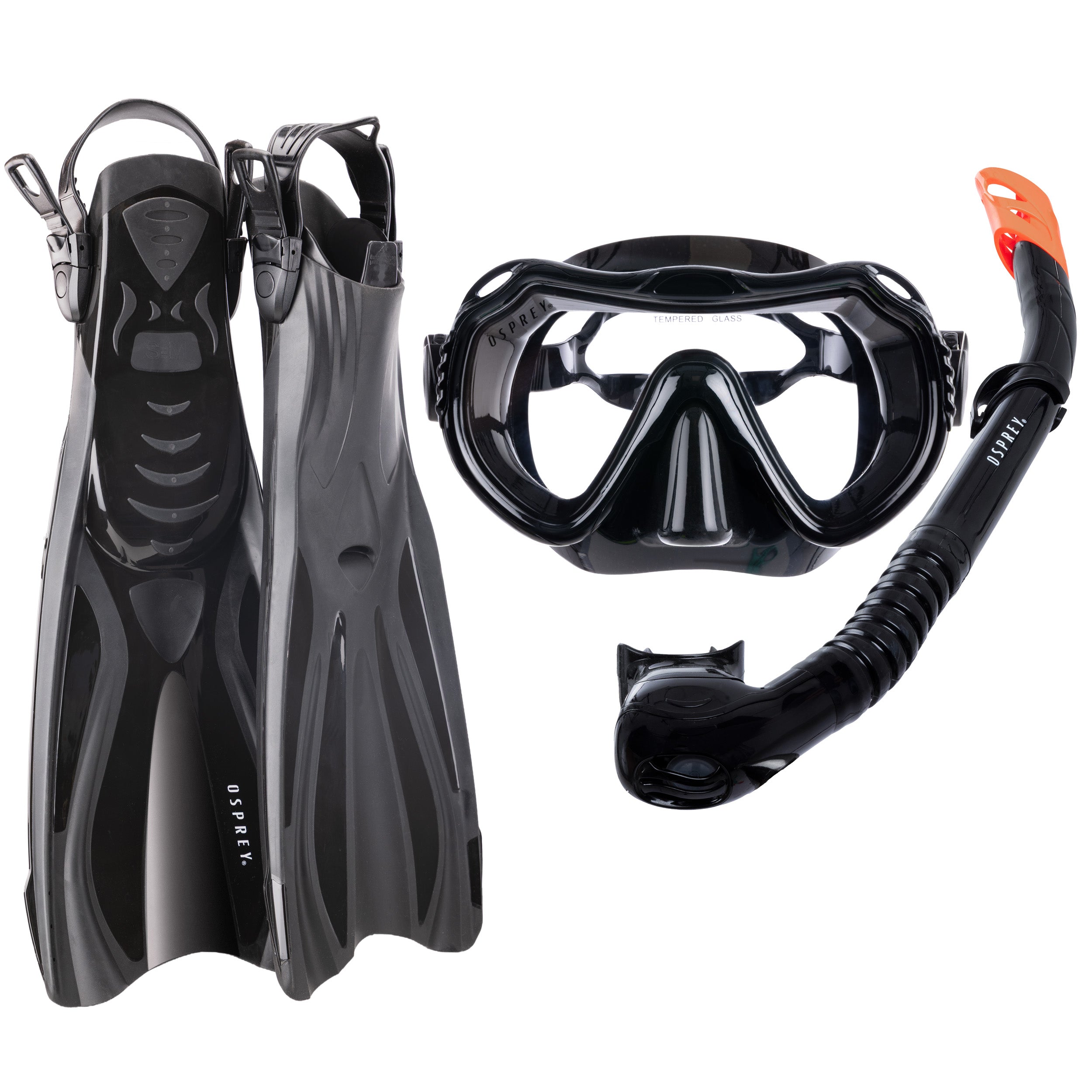 Adults Snorkel Set with Fins