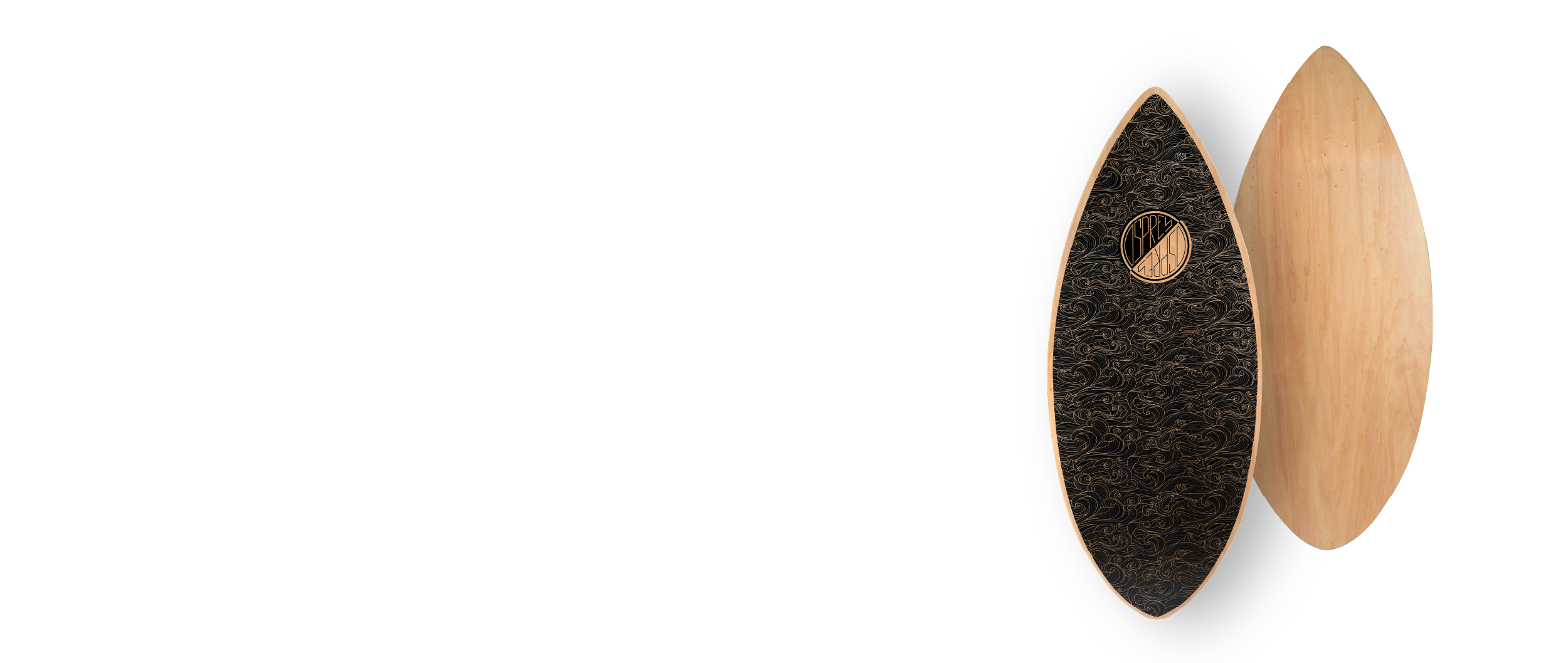 wood skimboard