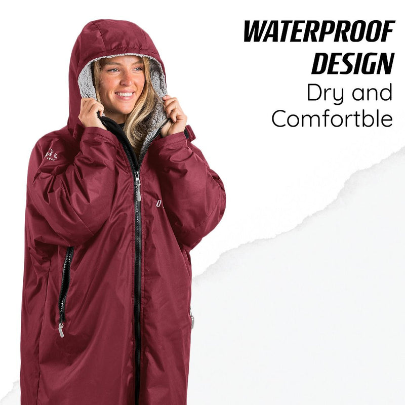 Adult Changing Robe - Red | Surf Accessories | Osprey