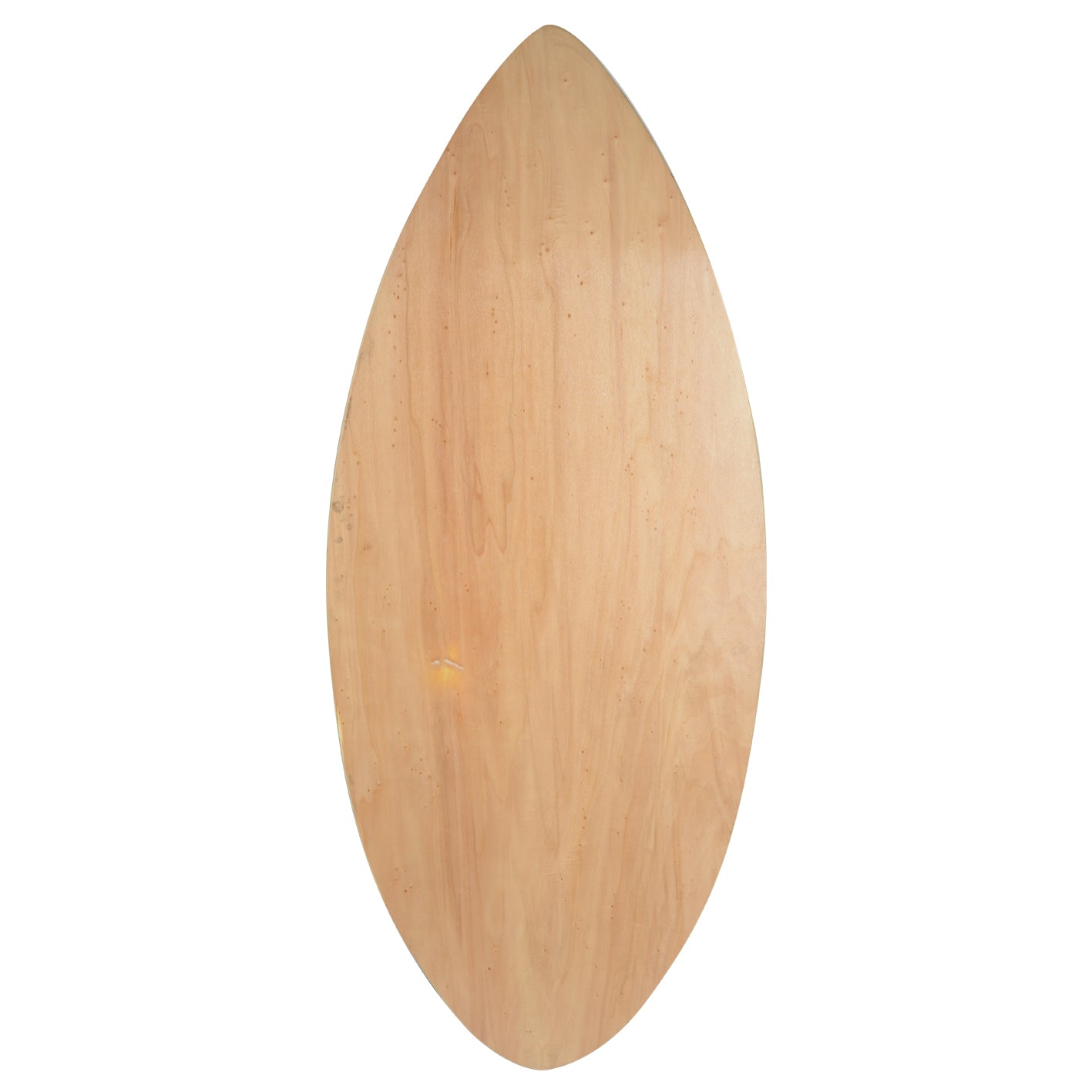 Bottom view of the Osprey Skimboard, designed for smooth gliding on water