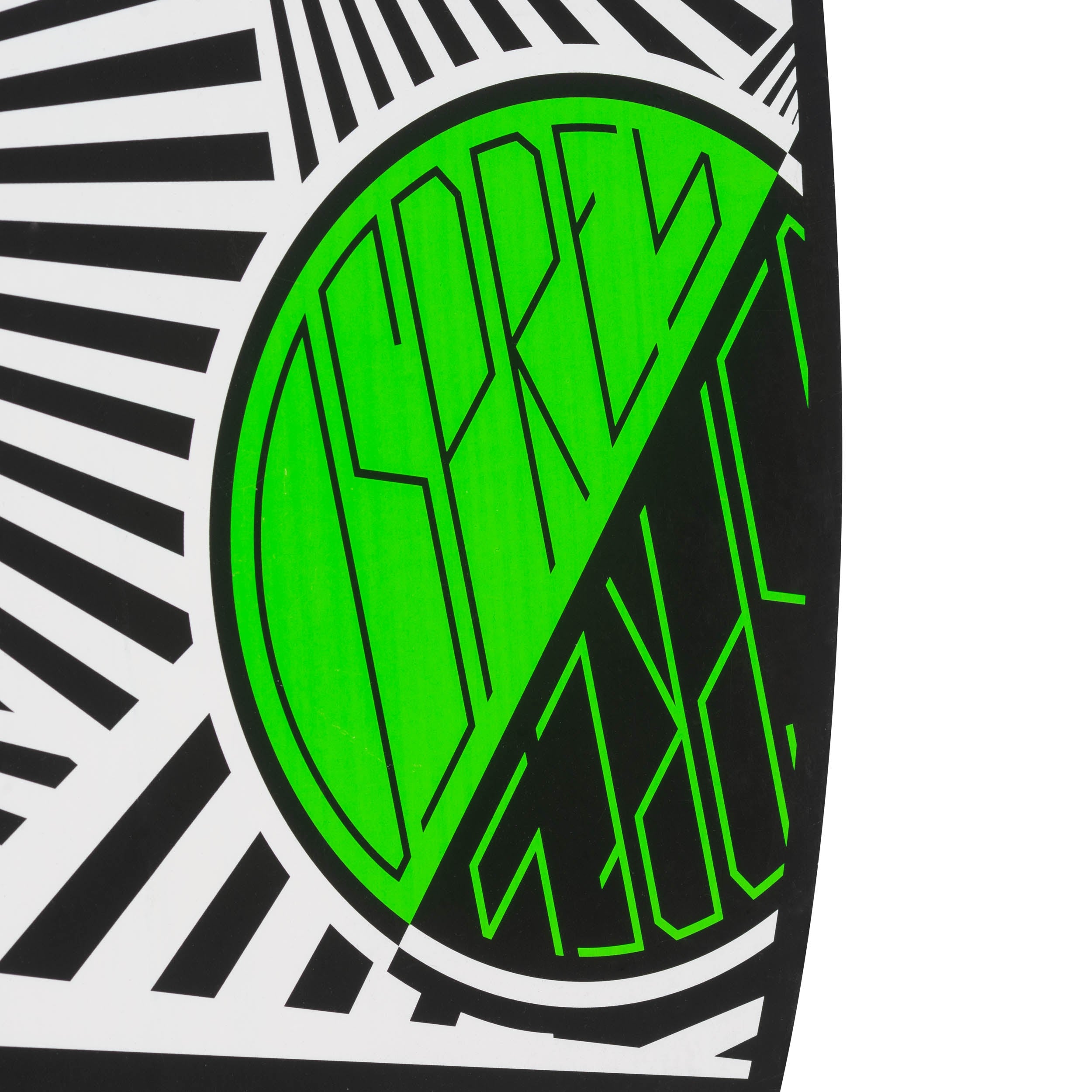 osprey logo on cool skimboard zigzag design