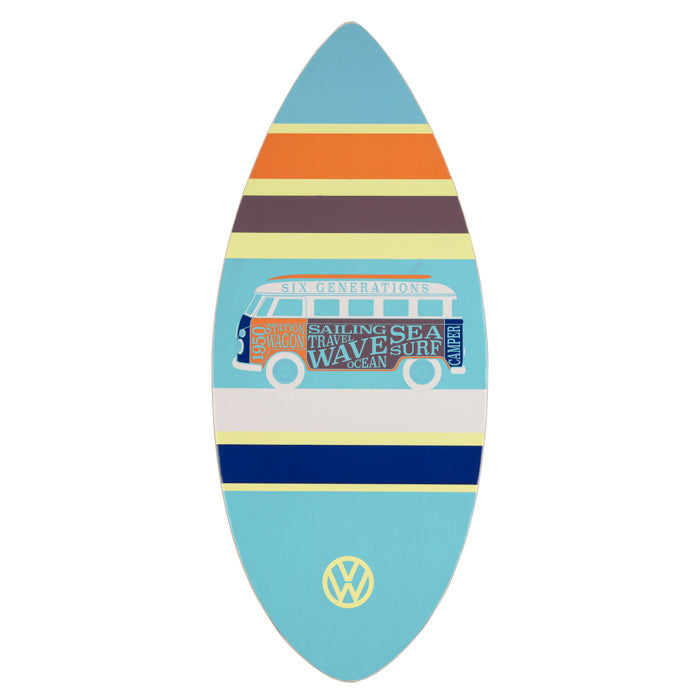 41" VW Skimboard Pin Tail Board - Blue