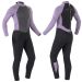 Womens 5mm Zero Full Length Wetsuit - Purple