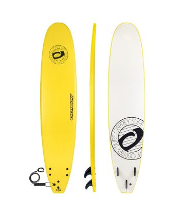 9ft 3inch Foam Surfboard - Yellow