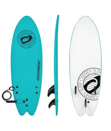  5ft 8in Foam Surfboard- Mint